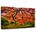 thumbnail image 1 of Elephant Stock Japanese Maple Wall Art - Horizontal Canvas Wall Art - Living Room Wall Decor - Floral And Botanical Canvas - Orange And Brown Decor - 39" x 26", 1 of 8