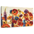 thumbnail image 1 of Elephant Stock Joyful Garden Wall Art - Horizontal Canvas Wall Art - Living Room Wall Decor - Floral And Botanical Canvas - Orange And Yellow Decor By Silvia Vassileva - 24" x 16", 1 of 8