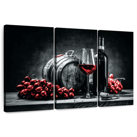 Elephant Stock Jungle Queen Paint Brush Stroke Wall Art - Horizontal Multi Panel Canvas - Living Room Wall Decor - People Multi Panel - Black And Gray Decor - 74" x 48"