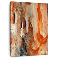 thumbnail image 1 of Elephant Stock Jupiter Colors Wall Art - Vertical Canvas Wall Art - Living Room Wall Decor - Abstract Canvas - Gray And Orange Decor - 8" x 12", 1 of 8
