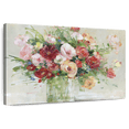 thumbnail image 1 of Elephant Stock Just Peachy Wall Art - Horizontal Canvas Wall Art - Living Room Wall Decor - Floral And Botanical Canvas - Brown And Red Decor By Sally Swatland - 24" x 16", 1 of 8