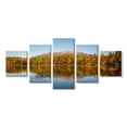 thumbnail image 1 of Elephant Stock Katahdin Mountain Scene Wall Art - Horizontal Multi Panel Canvas - Living Room Wall Decor - Nature Multi Panel - Blue And Green Decor - 80" x 36", 1 of 4