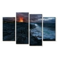 thumbnail image 1 of Elephant Stock Kilauea Volcano By The Coast Wall Art - Horizontal Multi Panel Canvas - Living Room Wall Decor - Nature Multi Panel - Gray And Blue Decor - 30" x 18", 1 of 4