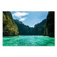 thumbnail image 1 of Elephant Stock Ko Phi Phi Le Island Wall Art - Horizontal Canvas Wall Art - Living Room Wall Decor - Places Canvas - Black And Turquoise Decor - 51" x 34", 1 of 4