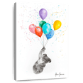 thumbnail image 1 of Elephant Stock The Koala And The Balloons Wall Art - Vertical Canvas Wall Art - Living Room Wall Decor - Animal Canvas - White And Pink Decor By Ashvin Harrison - 24" x 36", 1 of 8