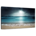 thumbnail image 1 of Elephant Stock La Digue Island Evening Sky Wall Art - Horizontal Canvas Wall Art - Living Room Wall Decor - Nature Canvas - Black And Gray Decor - 48" x 32", 1 of 8