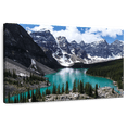 thumbnail image 1 of Elephant Stock Lake Louise Landscape Wall Art - Horizontal Canvas Wall Art - Living Room Wall Decor - Nature Canvas - Blue And Green Decor - 36" x 24", 1 of 8