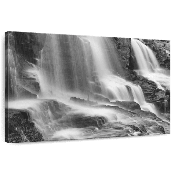 Elephant Stock Lake Superior I Wall Art - Horizontal Canvas Wall Art - Living Room Wall Decor - Nature Canvas - Gray And Black Decor By Gordon Semmens - 45" x 30"