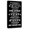 thumbnail image 1 of Elephant Stock Las Vegas Bus Roll Wall Art - Inspirational And Typography Canvas Canvas - 27" x 54", 1 of 8