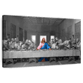 thumbnail image 1 of Elephant Stock The Last Feast Wall Art - Horizontal Canvas Wall Art - Living Room Wall Decor - Religion And Spirituality Canvas - Gray And Pink Decor - 48" x 32", 1 of 8