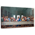 thumbnail image 1 of Elephant Stock The Last Supper Wall Art - Horizontal Canvas Wall Art - Living Room Wall Decor - Religion And Spirituality Canvas - Teal And Green Decor By Leonardo Da Vinci - 12" x 8", 1 of 8