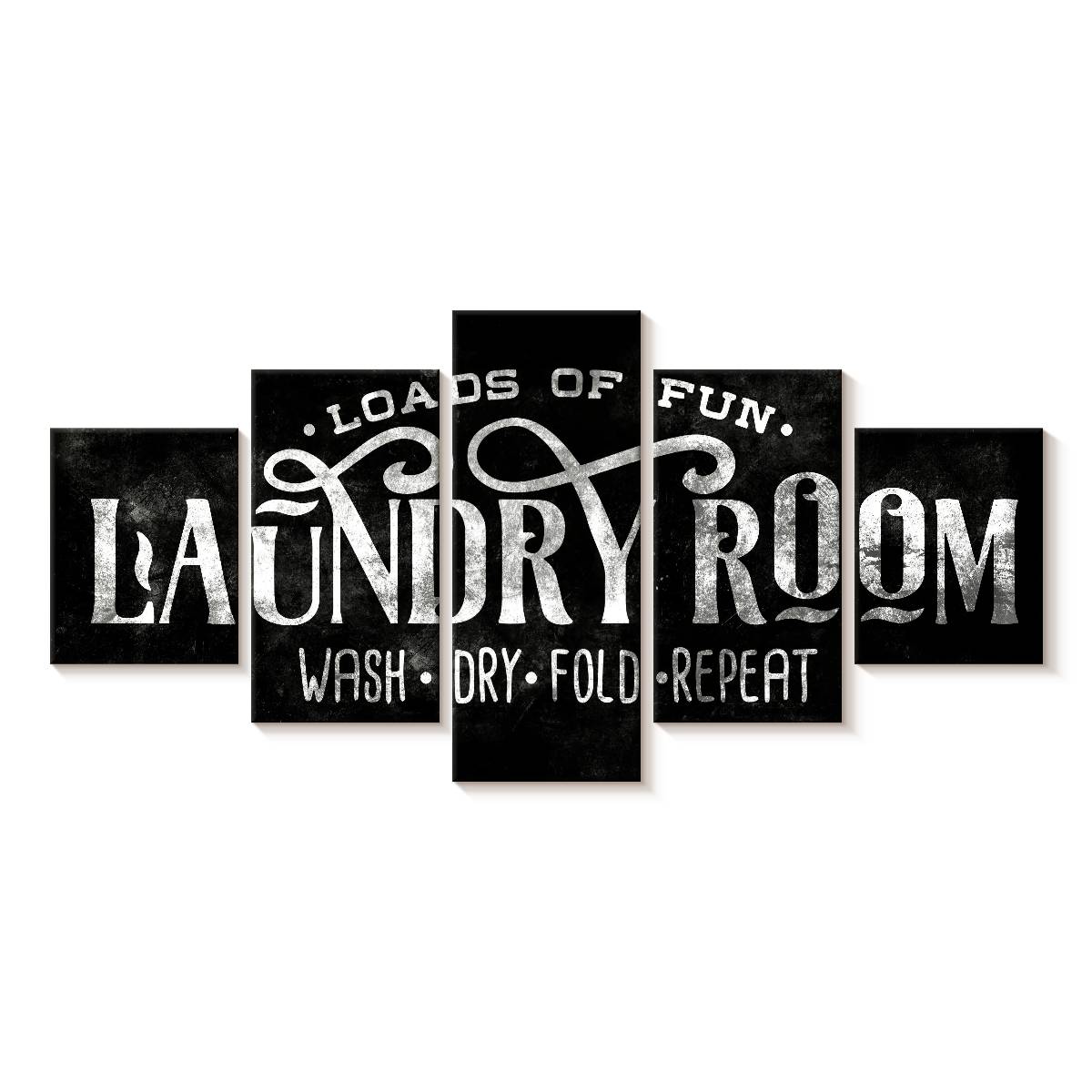 Elephant Stock Laundry Loads Of Fun Wall Art - Horizontal Multi Panel ...