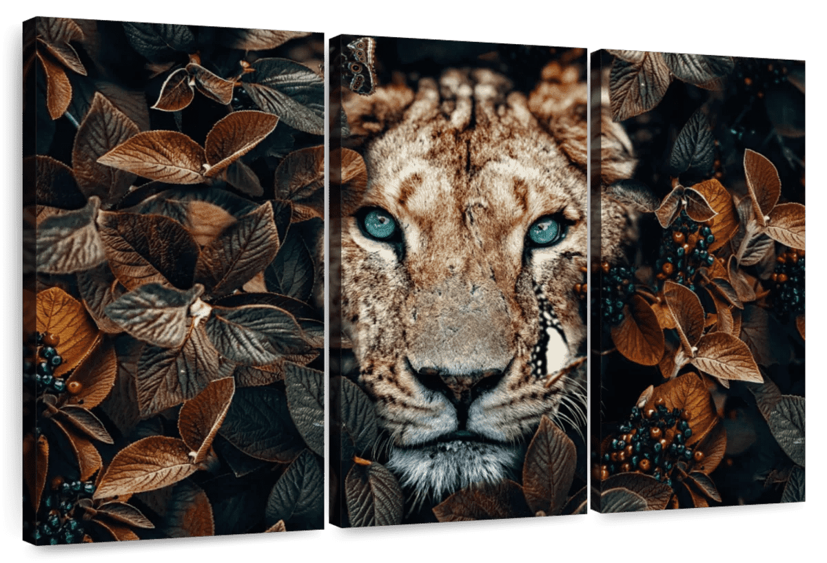 Elephant Stock Lioness I Wall Art - Horizontal Multi Panel Canvas ...