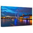 thumbnail image 1 of Elephant Stock London Millennium Wheel Wall Art - Horizontal Canvas Wall Art - Living Room Wall Decor - Places Canvas - Orange And Yellow Decor - 51" x 34", 1 of 8