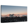thumbnail image 1 of Elephant Stock Longs Peak Mountain Sunrise Wall Art - Horizontal Canvas Wall Art - Living Room Wall Decor - Nature Canvas - Black And Blue Decor - 39" x 26", 1 of 8