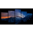thumbnail image 1 of Elephant Stock Longs Peak Rocky Mountain Wall Art - Horizontal Multi Panel Canvas - 5 Pieceliving Room Wall Decor - Photography Nature Multi Panel - Blue And Black Decor - 80" x 36", 1 of 4