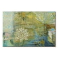 thumbnail image 1 of Elephant Stock Lotus Dream Wall Art - Horizontal Canvas Wall Art - Living Room Wall Decor - Floral And Botanical Canvas - Green And Blue Decor By Jodi Fuchs - 12" x 8", 1 of 4