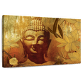 thumbnail image 1 of Elephant Stock Lotus Floral Buddha Wall Art - Horizontal Canvas Wall Art - Living Room Wall Decor - People Canvas - Brown And Orange Decor - 12" x 8", 1 of 8