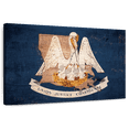 thumbnail image 1 of Elephant Stock Louisiana Pelican Wall Art - Horizontal Canvas Wall Art - Living Room Wall Decor - Flags Canvas - Blue And Beige Decor - 36" x 24", 1 of 8