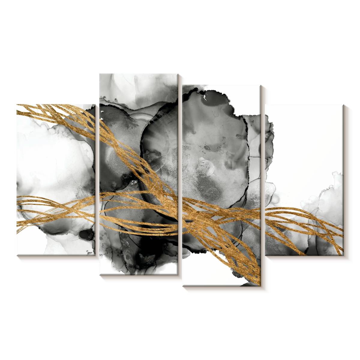 Matrix Undulation Elephant Stock Matrix Undulation I Wall Art - Horizontal Multi Panel ...