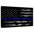 thumbnail image 1 of Elephant Stock Medical Heroes Flag Wall Art - Horizontal Canvas Wall Art - Living Room Wall Decor - Our America Canvas - Black And Gray Decor - 45" x 30", 1 of 8