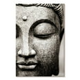 thumbnail image 1 of Elephant Stock Meditating Buddha Face Wall Art - Vertical Canvas Wall Art - Dining Room Wall Decor - Religion And Spirituality Canvas - Black And White Decor - 8" x 12", 1 of 4