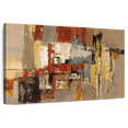 thumbnail image 1 of Elephant Stock Melody For Guitar And Sax Wall Art - Horizontal Canvas Wall Art - Living Room Wall Decor - Abstract Canvas - Beige And Yellow Decor By Silvia Vassileva - 36" x 24", 1 of 8