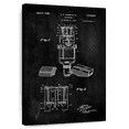 thumbnail image 1 of Elephant Stock Microphone Bw Patent Wall Art - Vertical Canvas Wall Art - Hallway Wall Decor - Patent Canvas - Black And White Decor - 8" x 12", 1 of 8