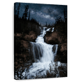 thumbnail image 1 of Elephant Stock Milky Way Waterfall Wall Art - Vertical Canvas Wall Art - Living Room Wall Decor - Nature Canvas - Blue And White Decor By Lucas Moore - 30" x 45", 1 of 8