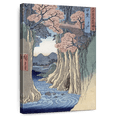 thumbnail image 1 of Elephant Stock The Monkey Bridge In The Kai Province Wall Art - Vertical Canvas Wall Art - Living Room Wall Decor - Nature Canvas - Blue And Beige Decor By Utagawa Hiroshige - 20" x 30", 1 of 8