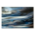 thumbnail image 1 of Elephant Stock Moon Water Wall Art - Horizontal Canvas Wall Art - Living Room Wall Decor - Abstract Canvas - Gray And Blue Decor By Ursula Abresch - 24" x 16", 1 of 4