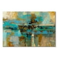 thumbnail image 1 of Elephant Stock Morning Fjord Wall Art - Horizontal Canvas Wall Art - Living Room Wall Decor - Abstract Canvas - Brown And Blue Decor By Silvia Vassileva - 12" x 8", 1 of 4