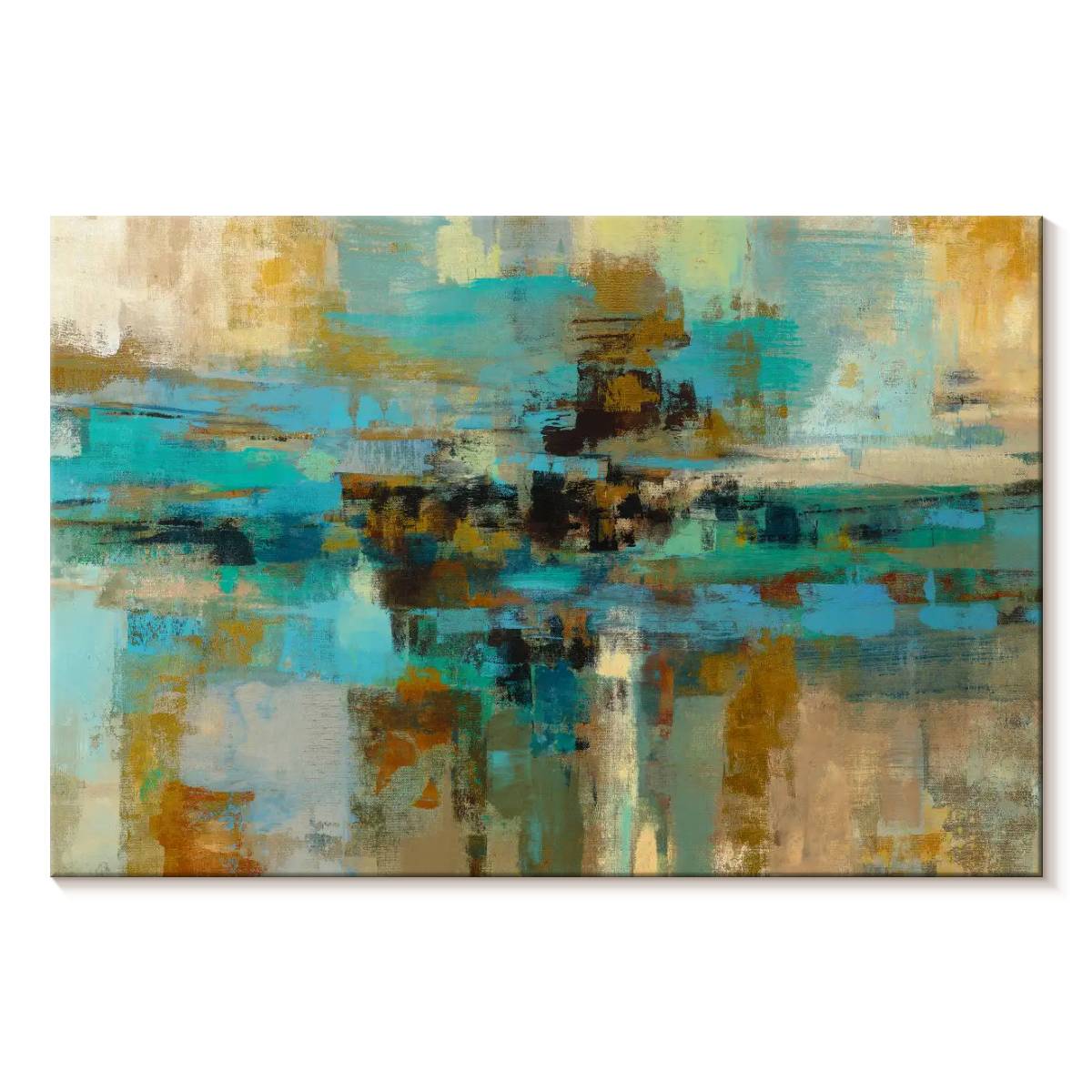 Picture of Elephant Stock Morning Fjord Wall Art - Horizontal Canvas Wall Art ...