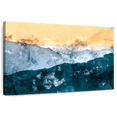 thumbnail image 1 of Elephant Stock Mountain Abstract Wall Art - Horizontal Canvas Wall Art - Living Room Wall Decor - Abstract Canvas - Blue And Orange Decor - 45" x 30", 1 of 8