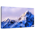 thumbnail image 1 of Elephant Stock Mt Everest Summit Wall Art - Horizontal Canvas Wall Art - Living Room Wall Decor - Nature Canvas - Blue And Purple Decor - 51" x 34", 1 of 8