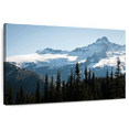 thumbnail image 1 of Elephant Stock Mt. Rainier Summit Wall Art - Horizontal Canvas Wall Art - Living Room Wall Decor - Nature Canvas - Blue And Black Decor - 12" x 8", 1 of 8