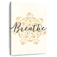 thumbnail image 1 of Elephant Stock Namaste Ii Wall Art - Vertical Canvas Wall Art - Living Room Wall Decor - Decor Elements Canvas - Beige And Gold Decor By Veronique Charron - 20" x 30", 1 of 8