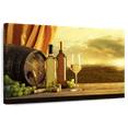 thumbnail image 1 of Elephant Stock Napa Valley Wine Spread Wall Art - Horizontal Canvas Wall Art - Living Room Wall Decor - Food And Drink Canvas - Beige And Brown Decor - 51" x 34", 1 of 8