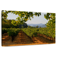 thumbnail image 1 of Elephant Stock Napa Vineyard Sunset Wall Art - Horizontal Canvas Wall Art - Dining Room Wall Decor - Nature Canvas - Brown And Orange Decor - 30" x 20", 1 of 8