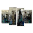 thumbnail image 1 of Elephant Stock New York Moment Wall Art - Horizontal Multi Panel Canvas - Living Room Wall Decor - City Multi Panel - Gray And Black Decor By Silvia Vassileva - 36" x 22", 1 of 4