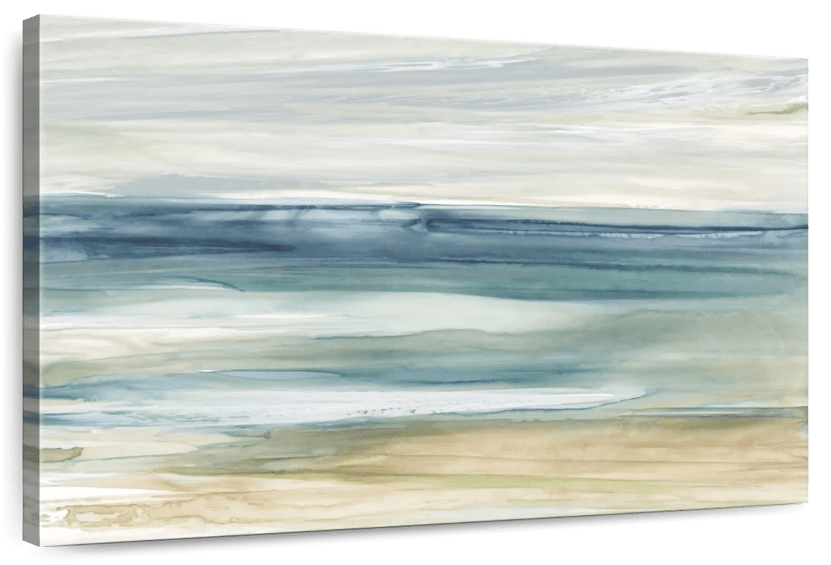 Elephant Stock Ocean Breeze I Wall Art - Horizontal Canvas Wall Art ...