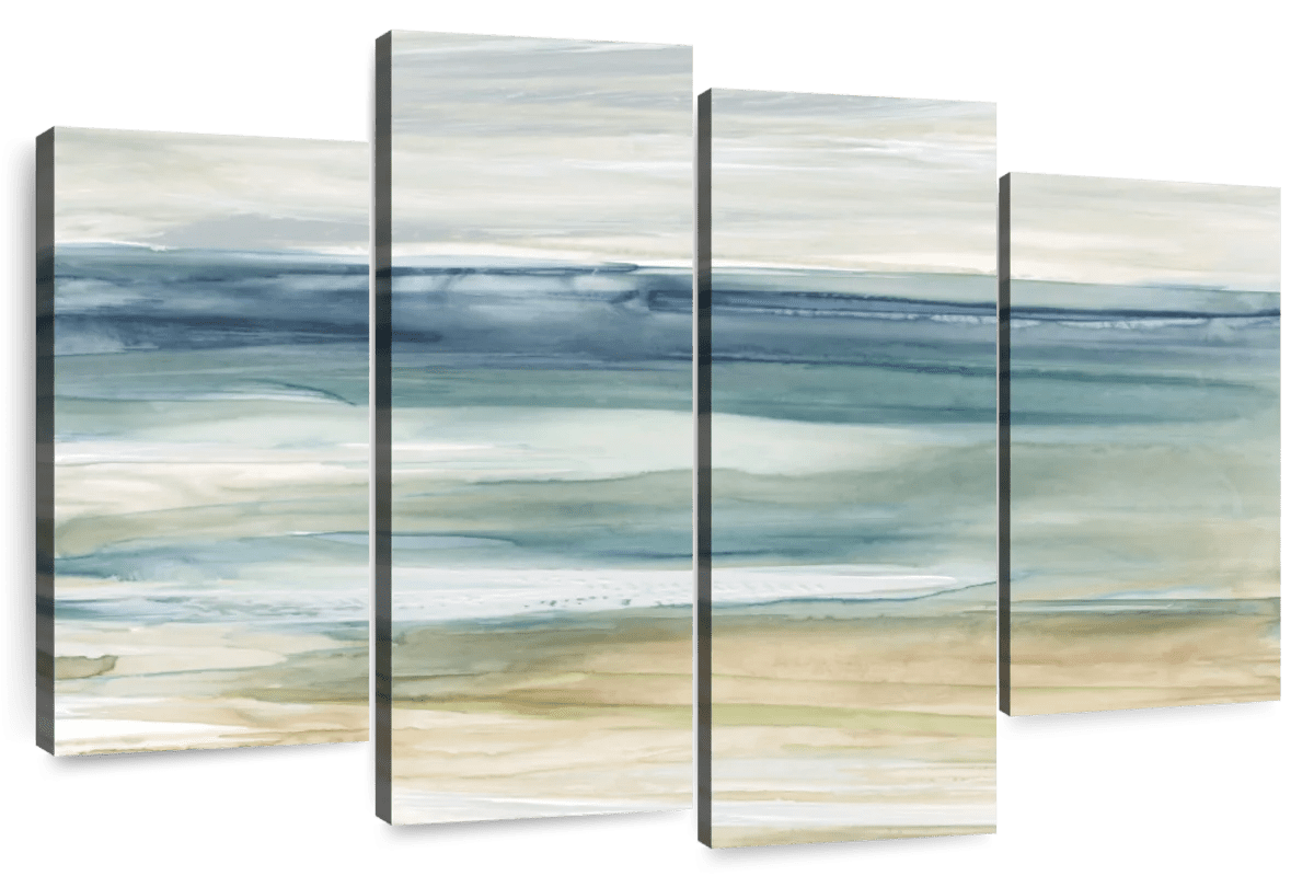 Elephant Stock Ocean Breeze I Wall Art - Horizontal Multi Panel Canvas ...