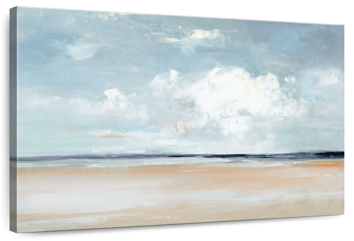 Elephant Stock Ocean Vista Wall Art - Horizontal Canvas Wall Art ...