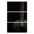 thumbnail image 1 of Elephant Stock Old Acoustic Guitar Wall Art - Vertical Multi Panel Canvas - Living Room Wall Decor - Music Multi Panel - Black And Gray Decor - 14" x 23", 1 of 4