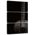 thumbnail image 1 of Elephant Stock Old Acoustic Guitar Wall Art - Vertical Multi Panel Canvas - Living Room Wall Decor - Music Multi Panel - Black And Gray Decor - 42" x 65", 1 of 8