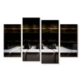 thumbnail image 1 of Elephant Stock Old Piano Keys Wall Art - Horizontal Multi Panel Canvas - Living Room Wall Decor - Music Multi Panel - Black And Brown Decor - 24" x 14", 1 of 4