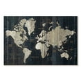 thumbnail image 1 of Elephant Stock Old World Map In Blue Wall Art - Horizontal Canvas Wall Art - Living Room Wall Decor - Map Canvas - Gray And Beige Decor By Wild Apple Portfolio - 51" x 34", 1 of 4