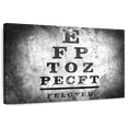 thumbnail image 1 of Elephant Stock Optometry Test Wall Art - Horizontal Canvas Wall Art - Living Room Wall Decor - Profession Canvas - White And Gray Decor - 30" x 20", 1 of 8