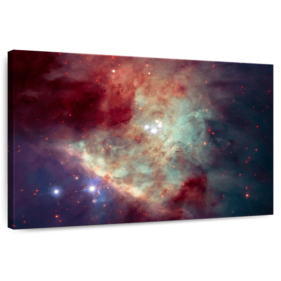 Elephant Stock Orion Bar Wall Art - Horizontal Canvas Wall Art - Living Room Wall Decor - Astronomy & Space Canvas - Black And Gray Decor By Nasa - 51" x 34"