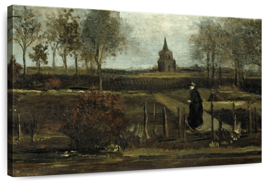 Elephant Stock The Parsonage Garden At Nuenen Wall Art - Horizontal ...